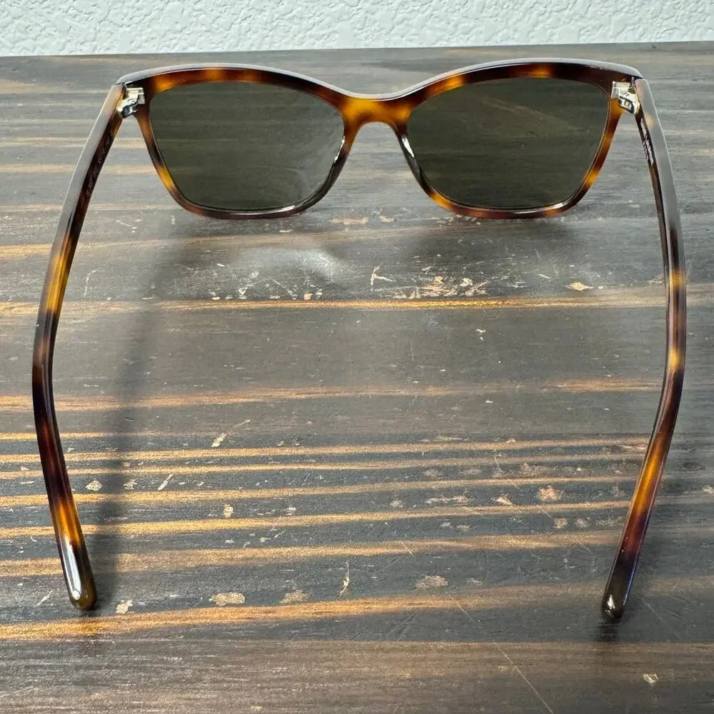 YSL Havana Tortoiseshell Wayfarer Style‎ Sunglasses NWT